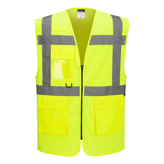 Portwest ES1 Essential Hoge zichtbaarheid Hesje ES376 Hi-Vis Mesh Executive geel(YE)