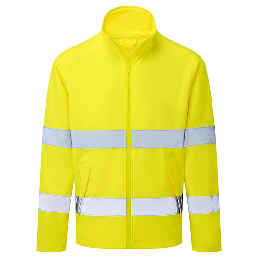Portwest ES1 Essential Hoge zichtbaarheid Jas ES428 Hi-Vis Softshell (2L) geel(YE)