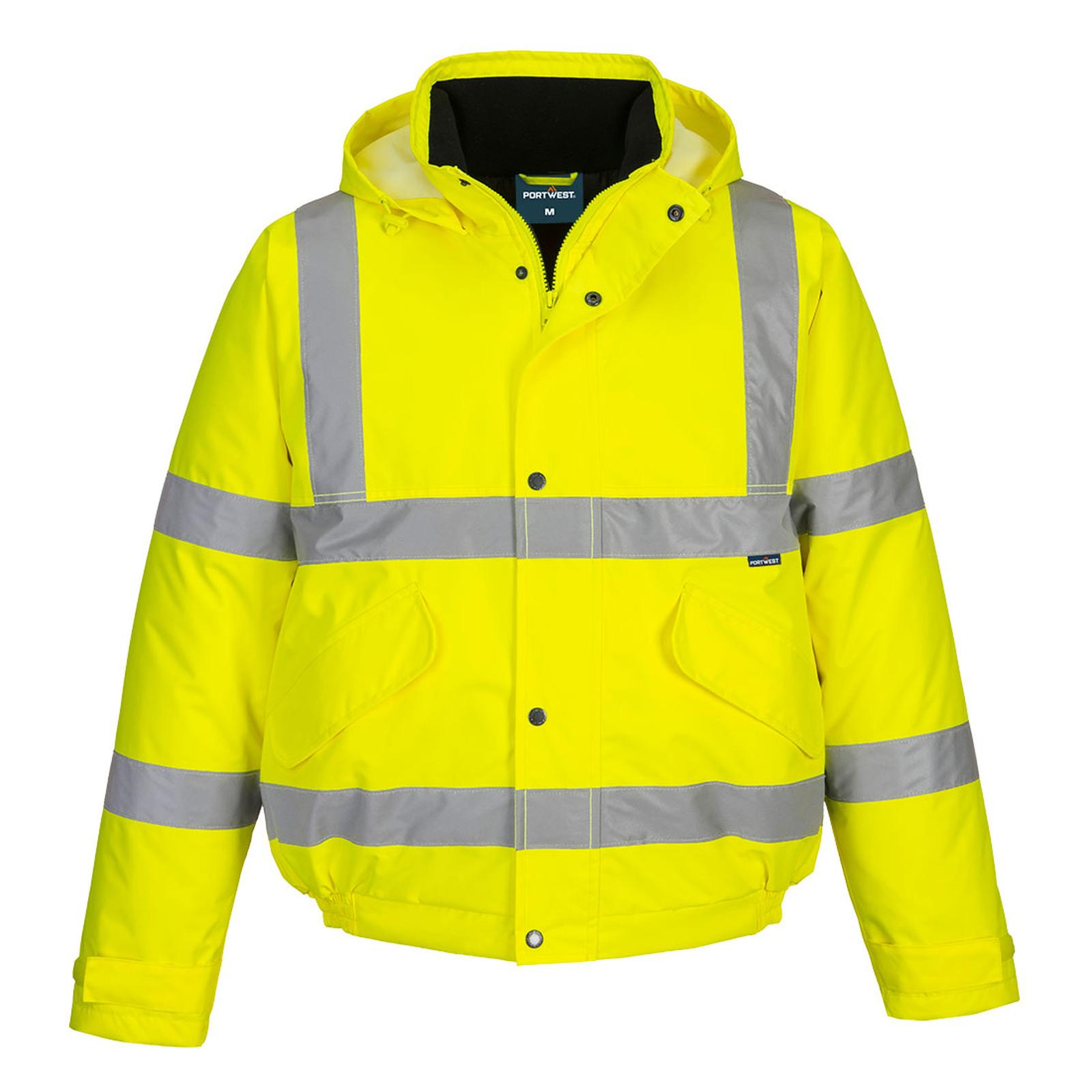 Portwest ES1 Essential Hoge zichtbaarheid Jas ES463 Hi-Vis Winter Bomber geel(YE)