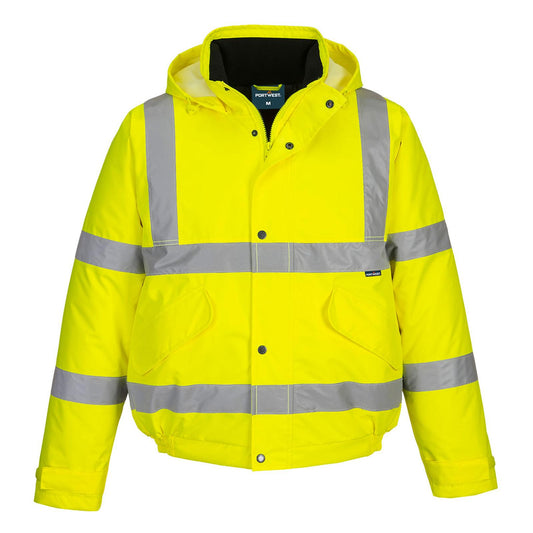 Portwest ES1 Essential Hoge zichtbaarheid Jas ES463 Hi-Vis Winter Bomber geel(YE)