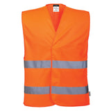 Portwest ES1 Essential Hoge zichtbaarheid Hesje ES474 Hi-Vis Twee Banden oranje(OR)
