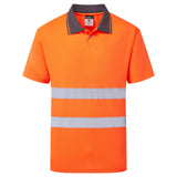 Portwest ES1 Essential Hoge zichtbaarheid Poloshirt ES477 Hi-Vis K/M oranje(OR)