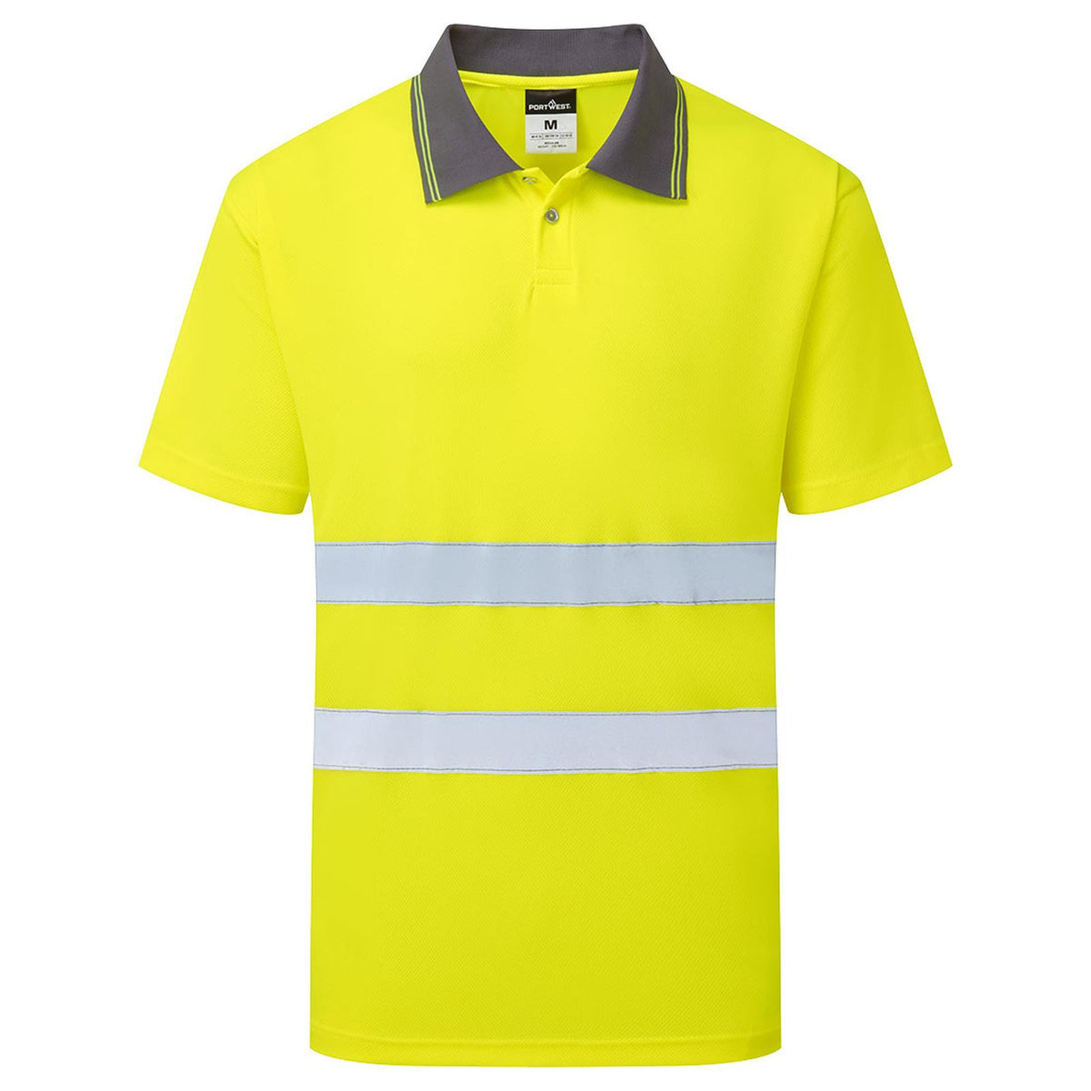 Portwest ES1 Essential Hoge zichtbaarheid Poloshirt ES477 Hi-Vis K/M geel(YE)