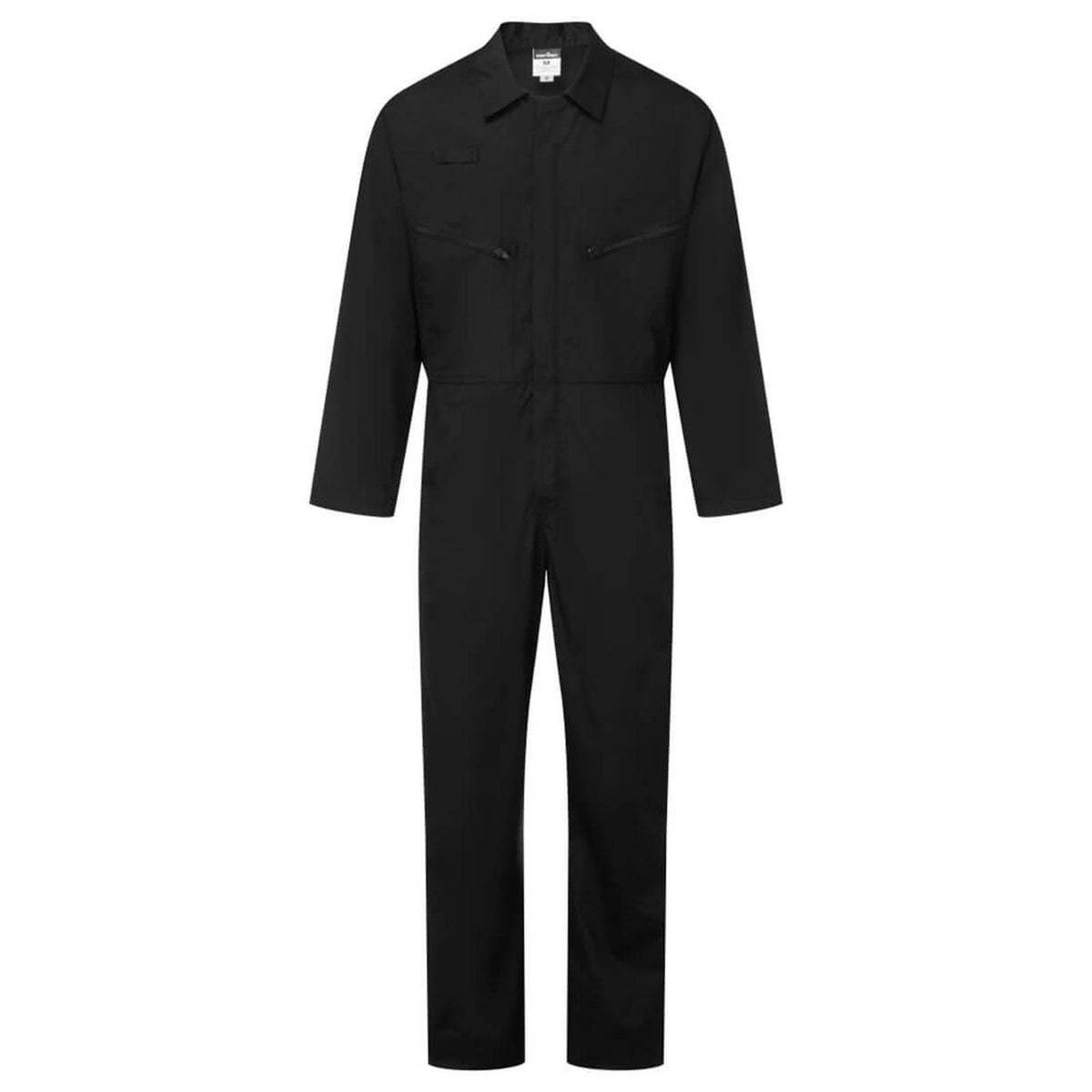 Portwest ES1 Essential Werkkleding Overall ES813 Boilersuit Rits zwart(BK)