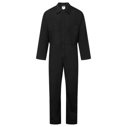 Portwest ES1 Essential Werkkleding Overall ES813 Boilersuit Rits zwart(BK)