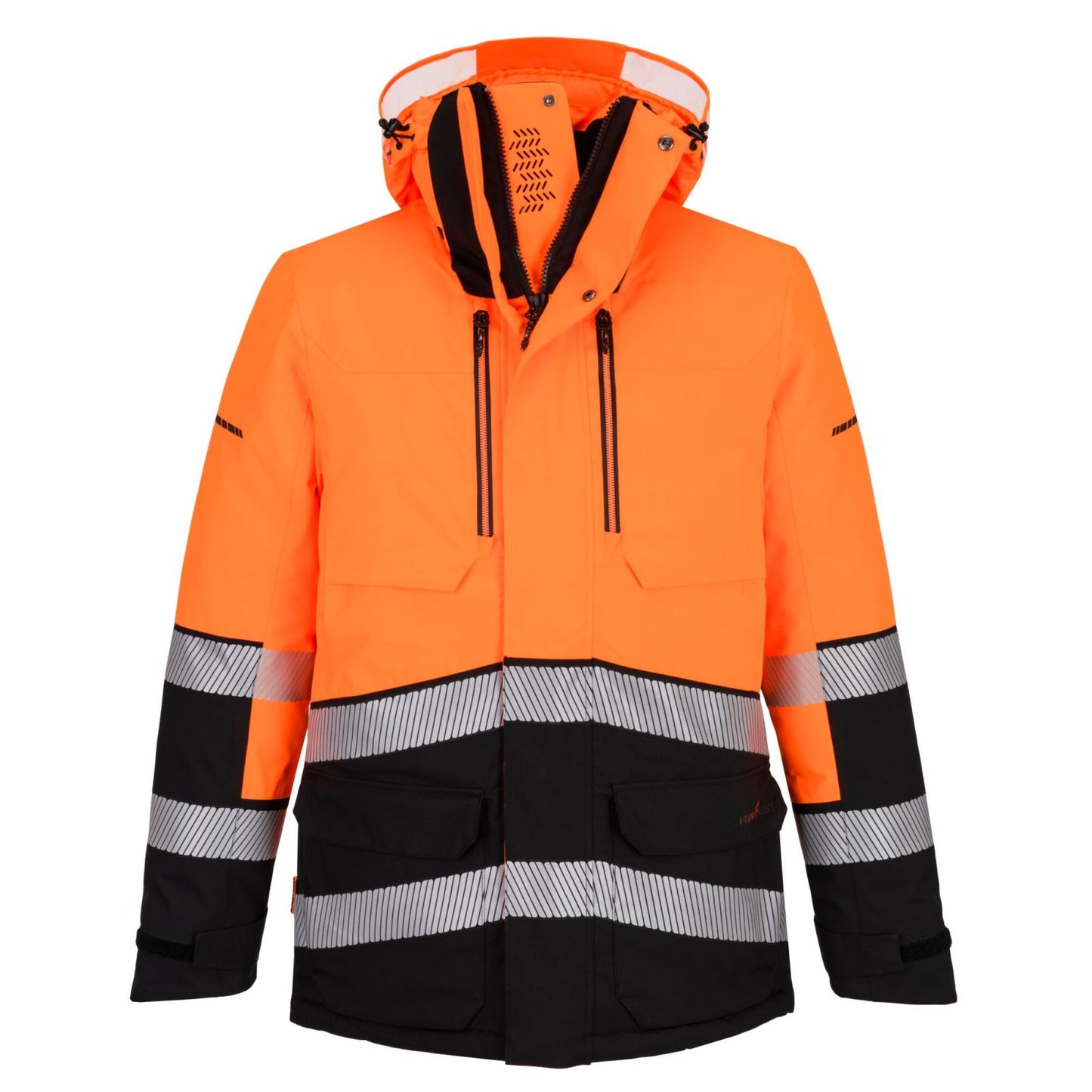 Portwest EV4 Parka EV401 Hi-Vis Expedition oranje-zwart(OB)