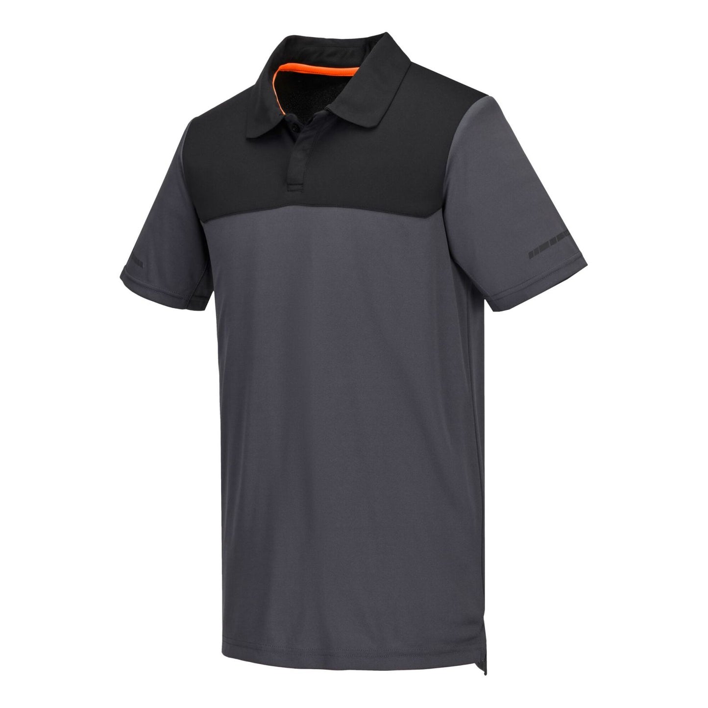 Portwest EV4 Werkkleding Poloshirt EV410 lichtgewicht korte mouw metaalgrijs(MG)