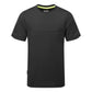Portwest EV4 Werkkleding T-shirt EV411 lichtgewicht korte mouw zwart(BK)