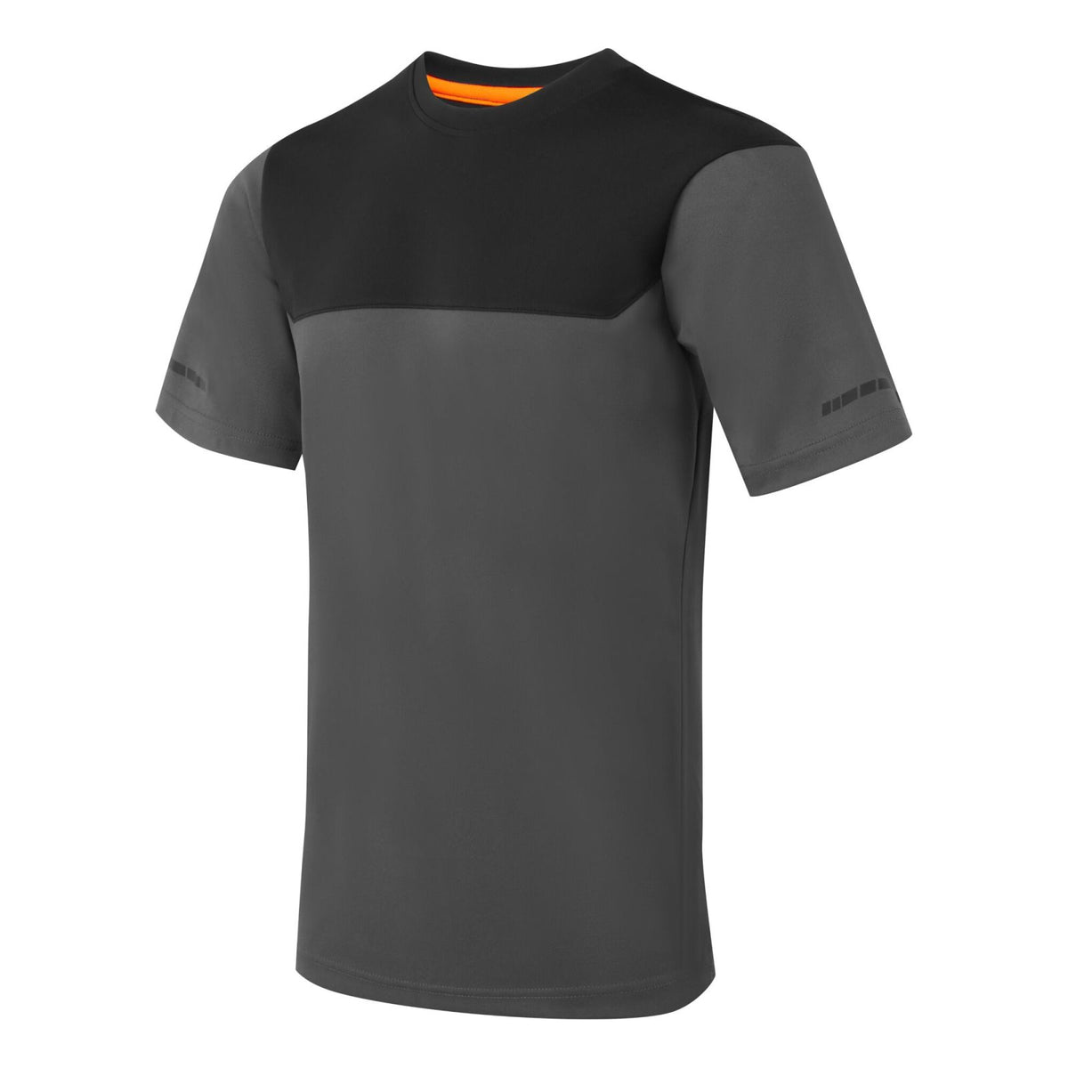 Portwest EV4 Werkkleding T-shirt EV411 lichtgewicht korte mouw metaalgrijs(MG)