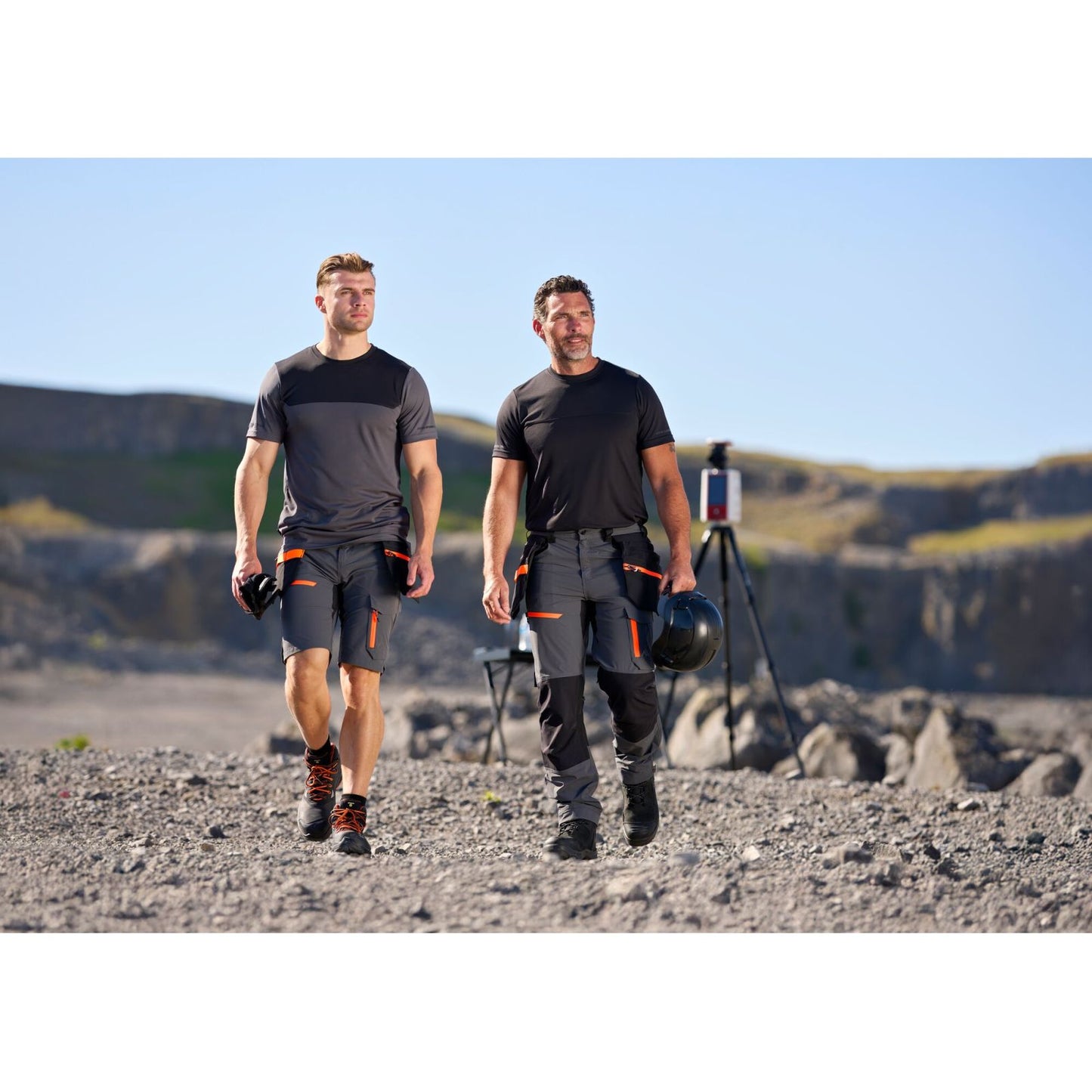 Portwest EV4 Werkkleding T-shirt EV411 lichtgewicht korte mouw metaalgrijs(MG)