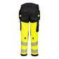 Portwest EV4 Hi-Vis broek EV442 stretch  afneembare holsterzak klasse 1 HiVis geel-zwart(YB)