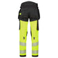 Portwest EV4 Hi-Vis broek EV442 stretch  afneembare holsterzak klasse 1 HiVis geel-zwart(YB)