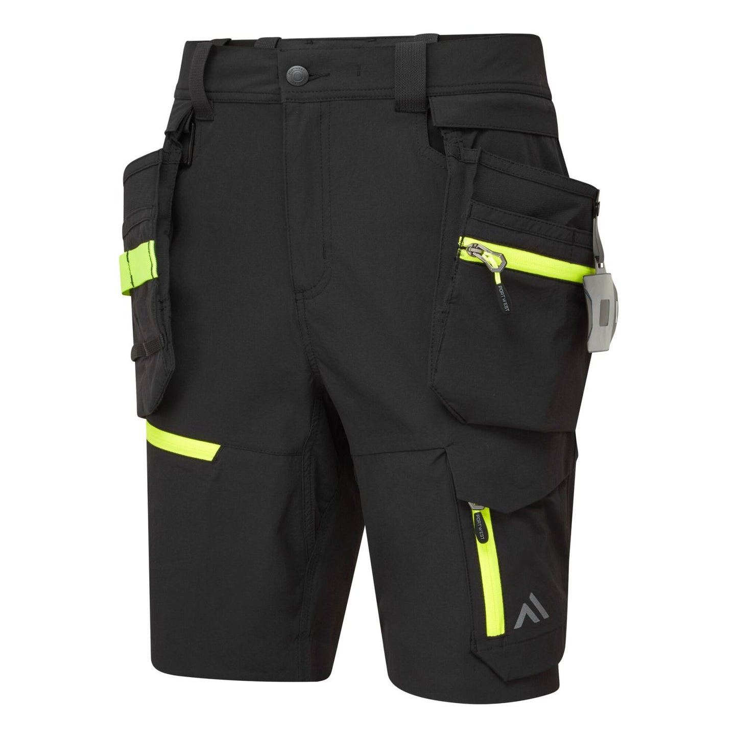 Portwest EV4 Werkkleding Korte Broek EV444 afneembare holsterzakken zwart(BK)