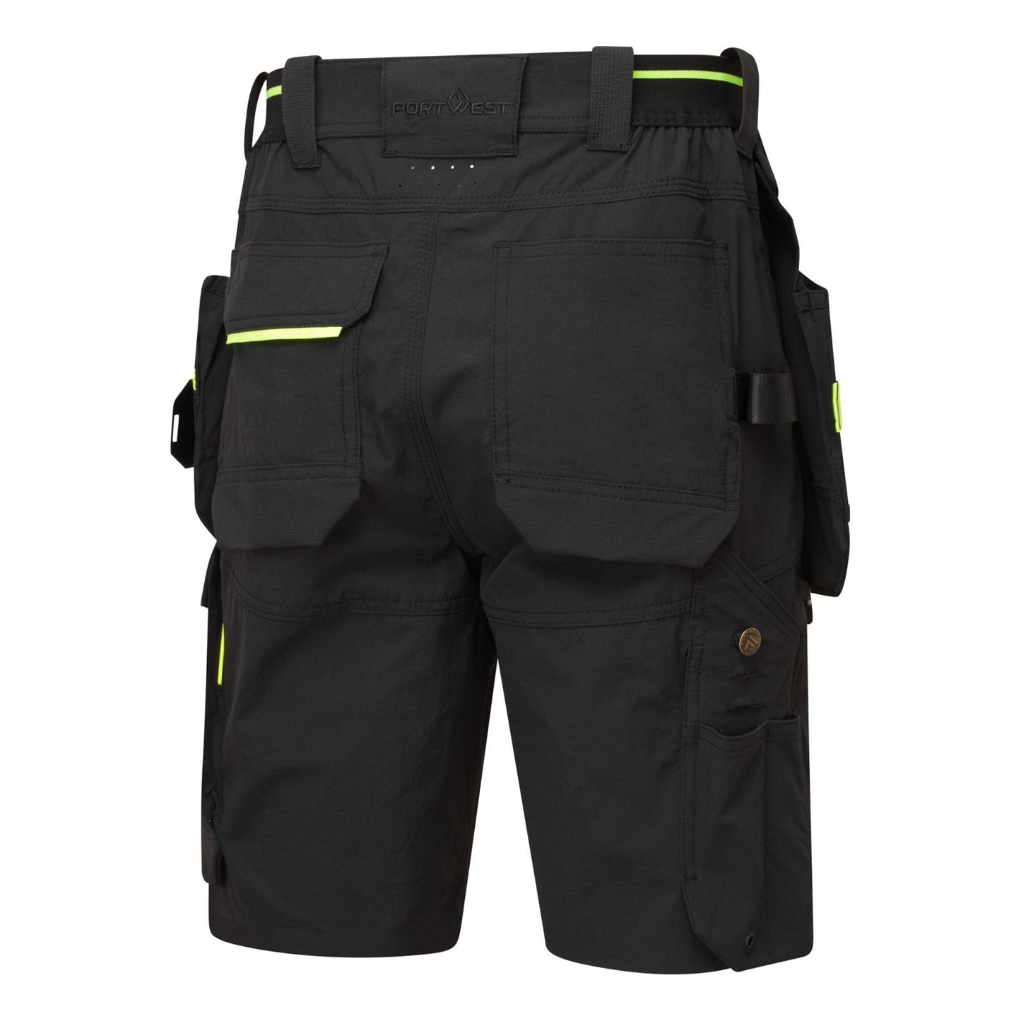 Portwest EV4 Werkkleding Korte Broek EV444 afneembare holsterzakken zwart(BK)