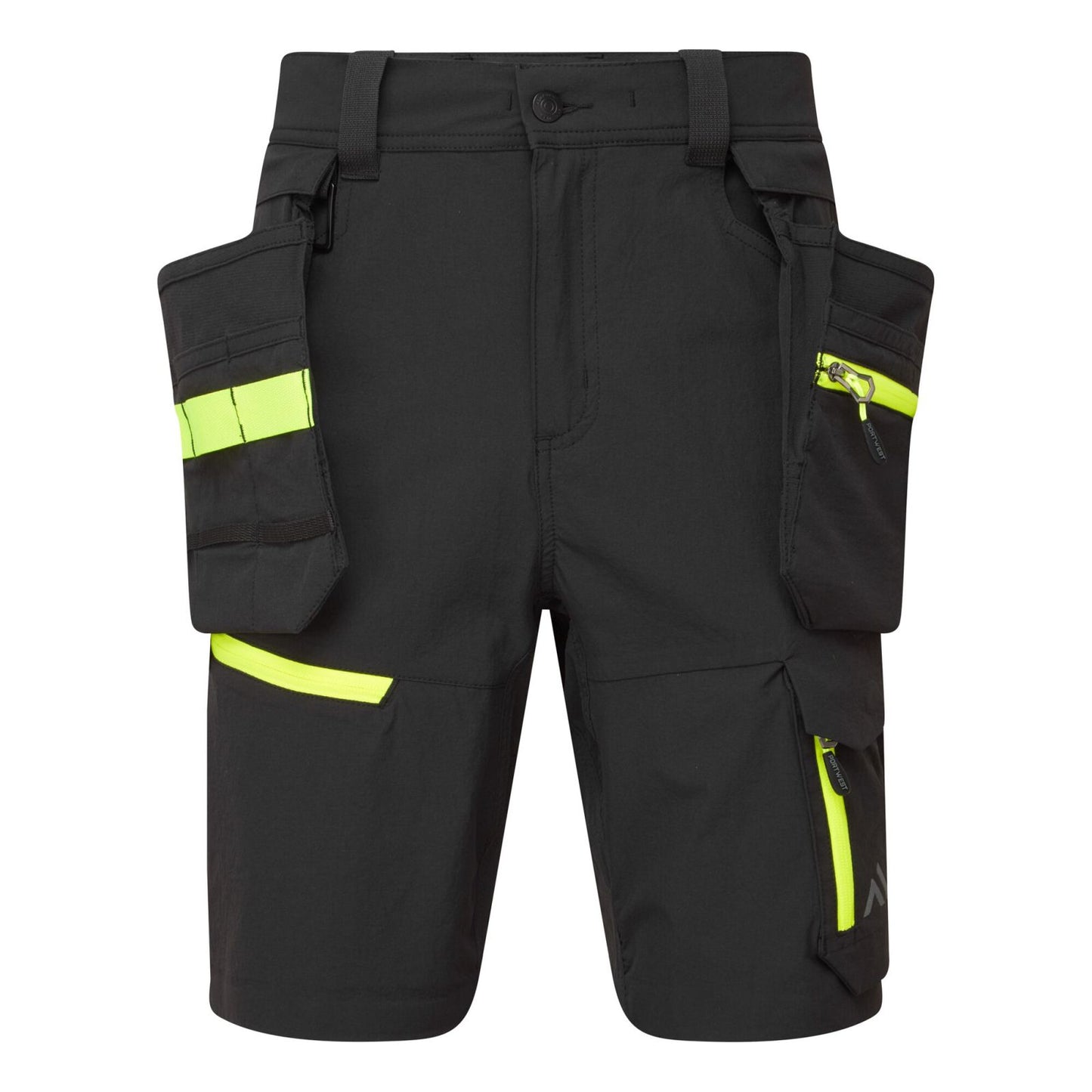 Portwest EV4 Werkkleding Korte Broek EV444 afneembare holsterzakken zwart(BK)