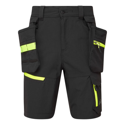 Portwest EV4 Werkkleding Korte Broek EV444 afneembare holsterzakken zwart(BK)