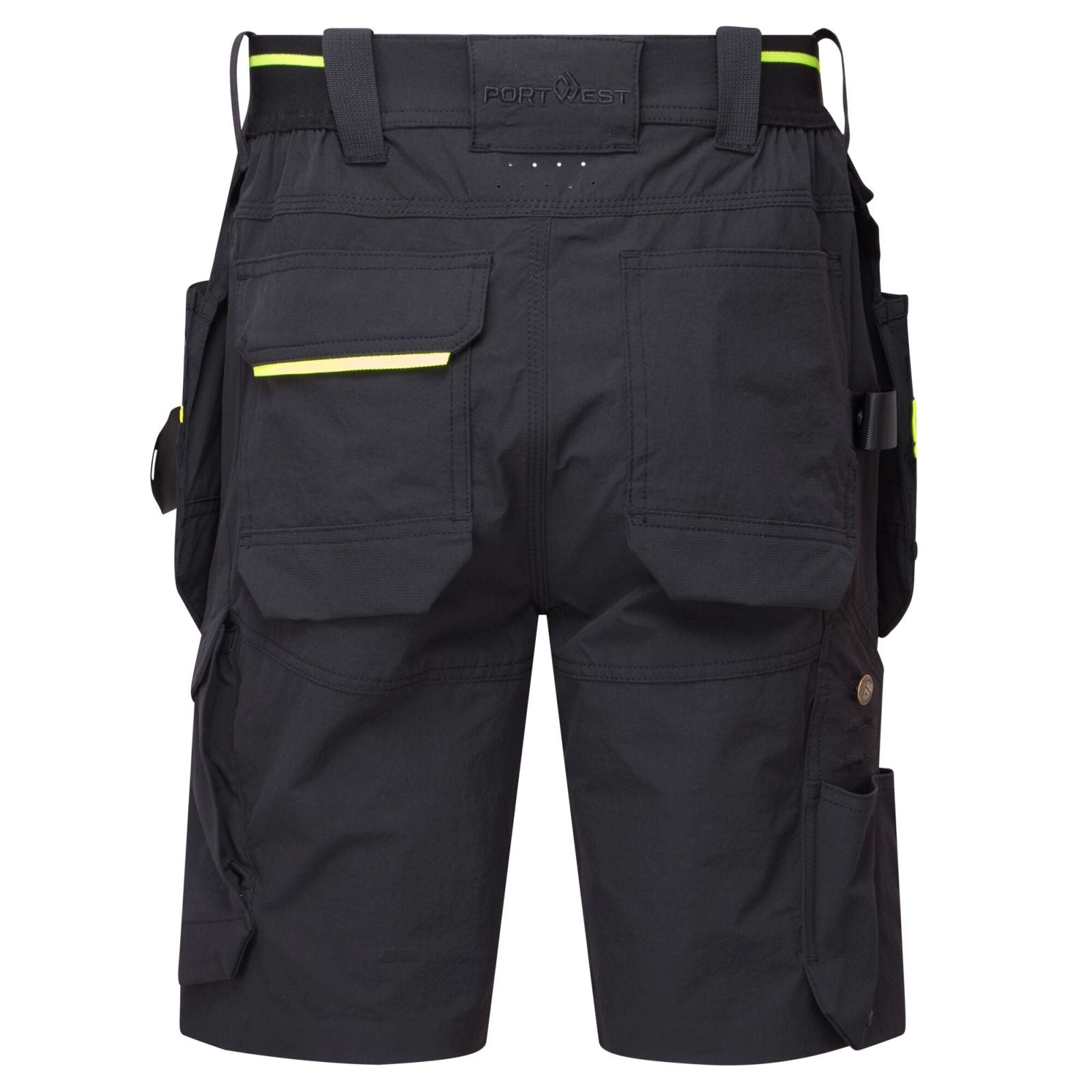 Portwest EV4 Werkkleding Korte Broek EV444 afneembare holsterzakken zwart(BK)