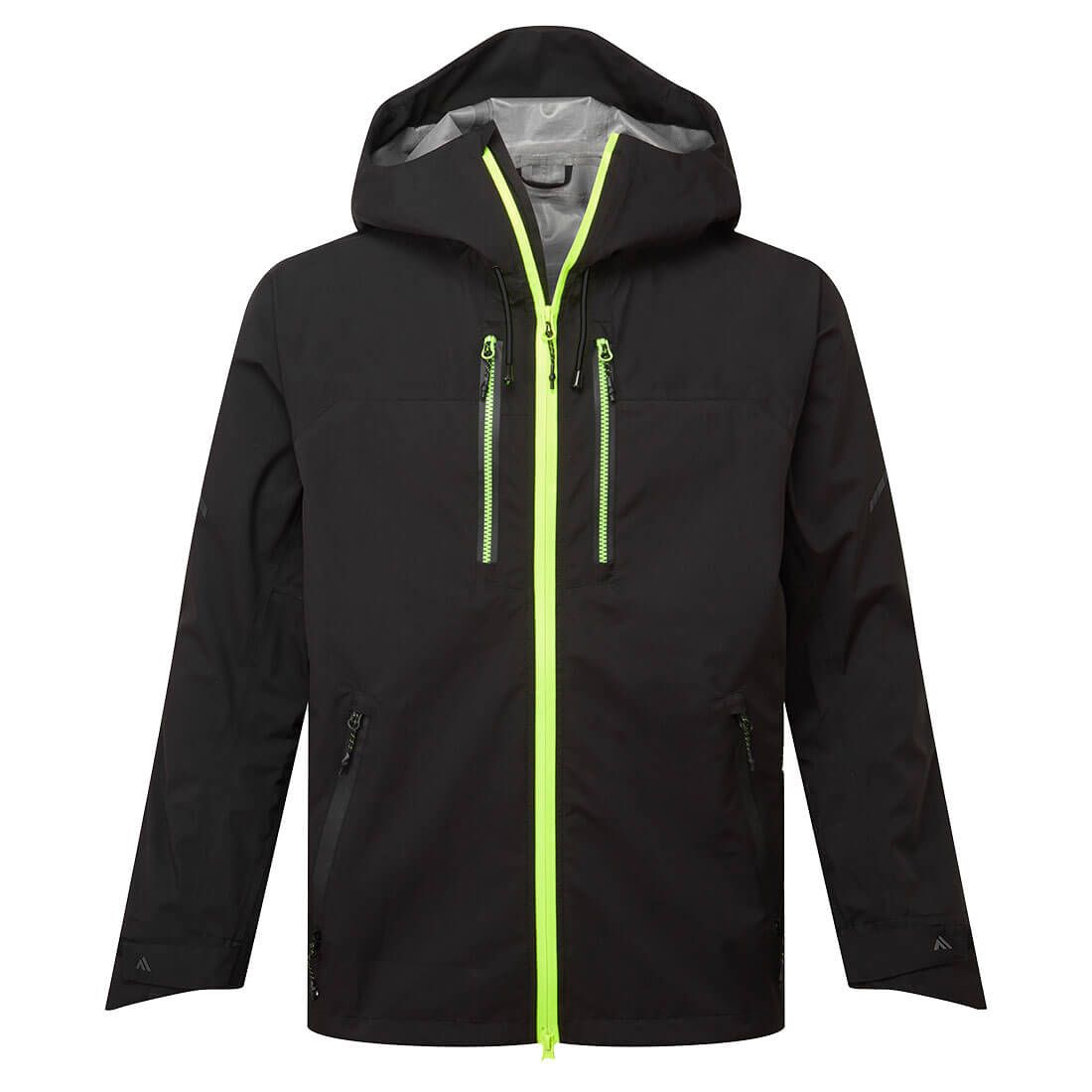 Portwest EV4 Alle weersomstandigheden Regenjas EV460 shell 4x stretch zwart(BK)