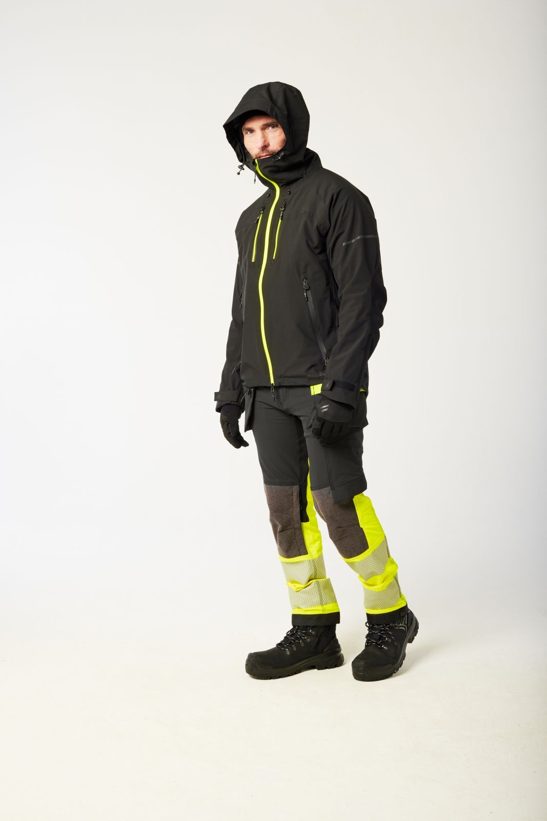 Portwest EV4 Alle weersomstandigheden Regenjas EV460 shell 4x stretch zwart(BK)