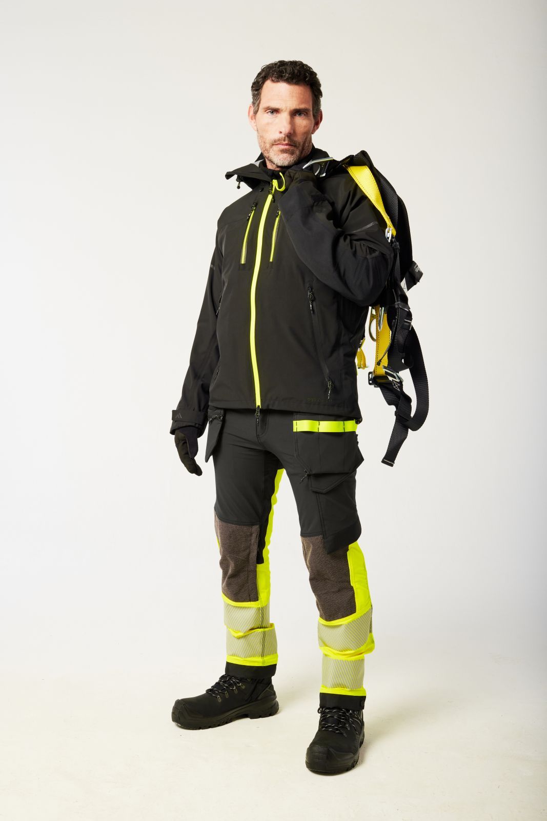 Portwest EV4 Alle weersomstandigheden Regenjas EV460 shell 4x stretch zwart(BK)