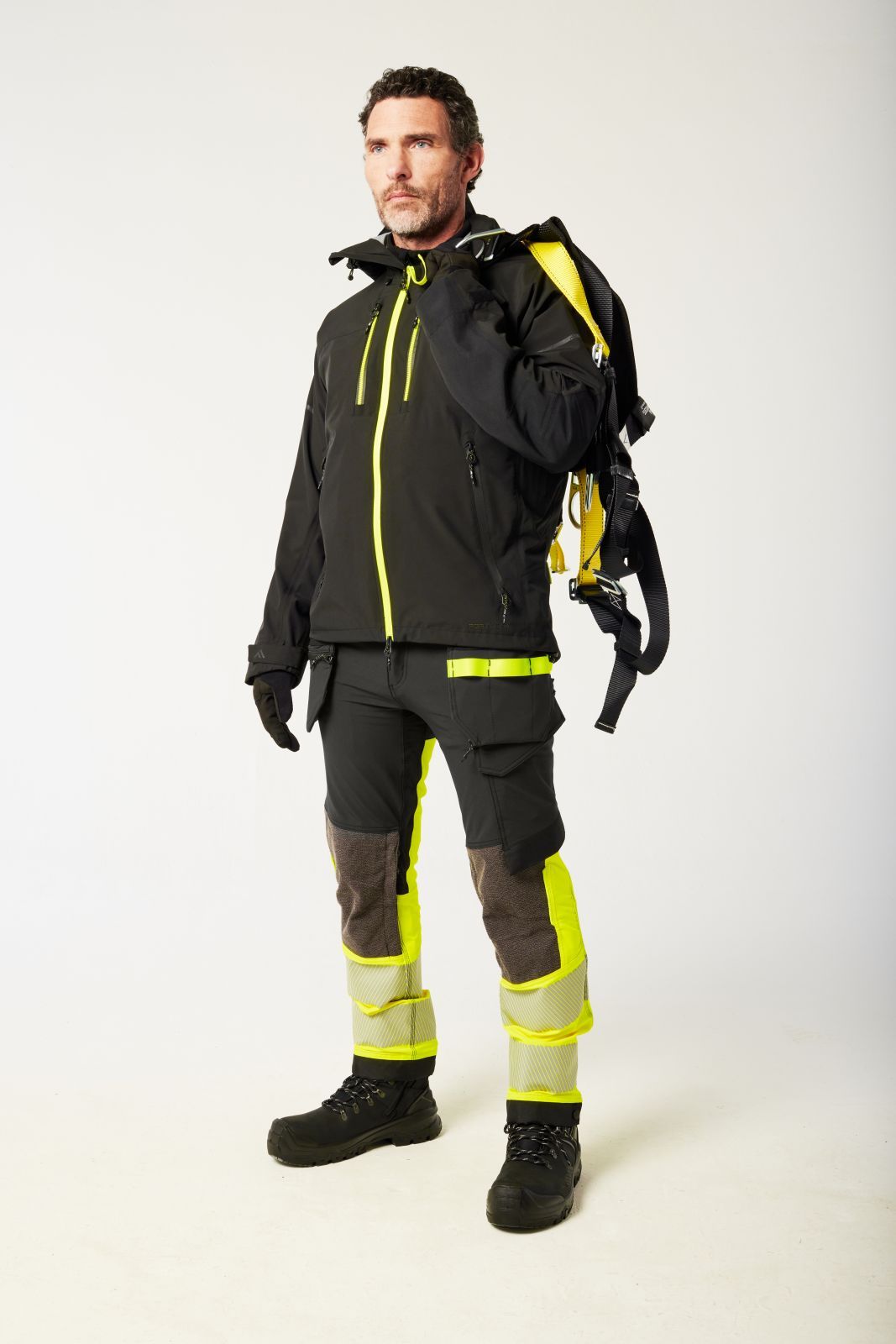 Portwest EV4 Alle weersomstandigheden Regenjas EV460 shell 4x stretch zwart(BK)