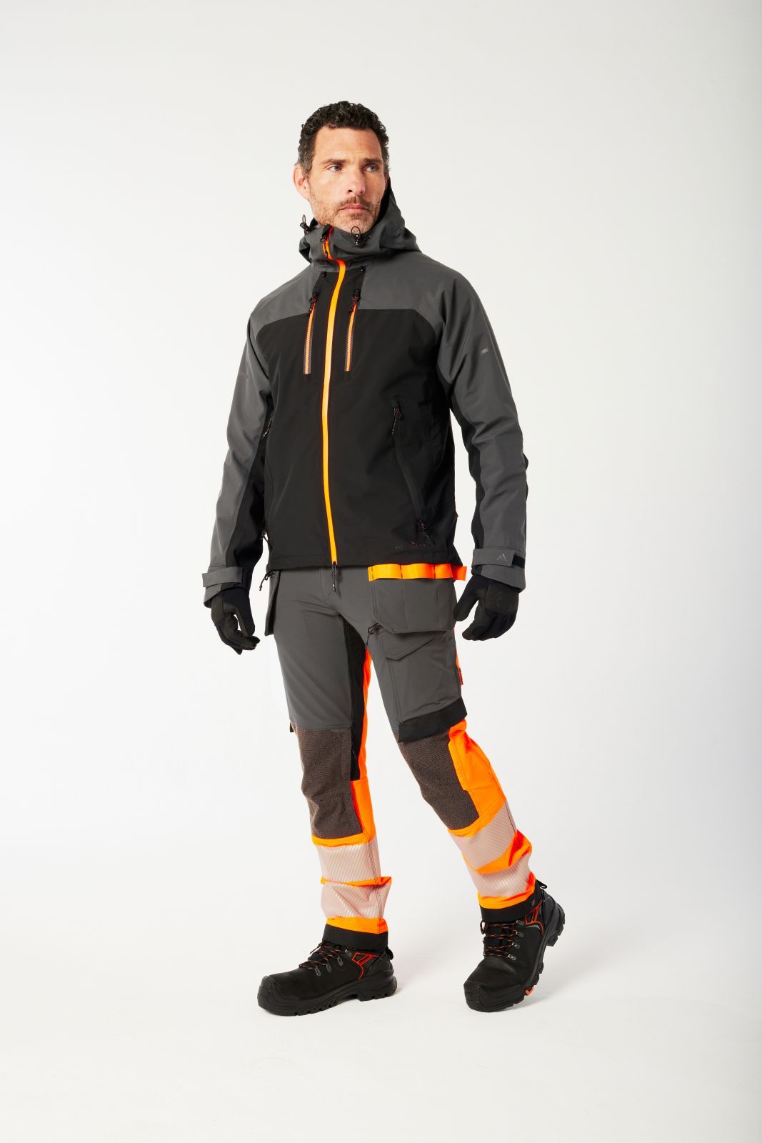 Portwest EV4 Alle weersomstandigheden Regenjas EV460 shell 4x stretch metaalgrijs(MG)