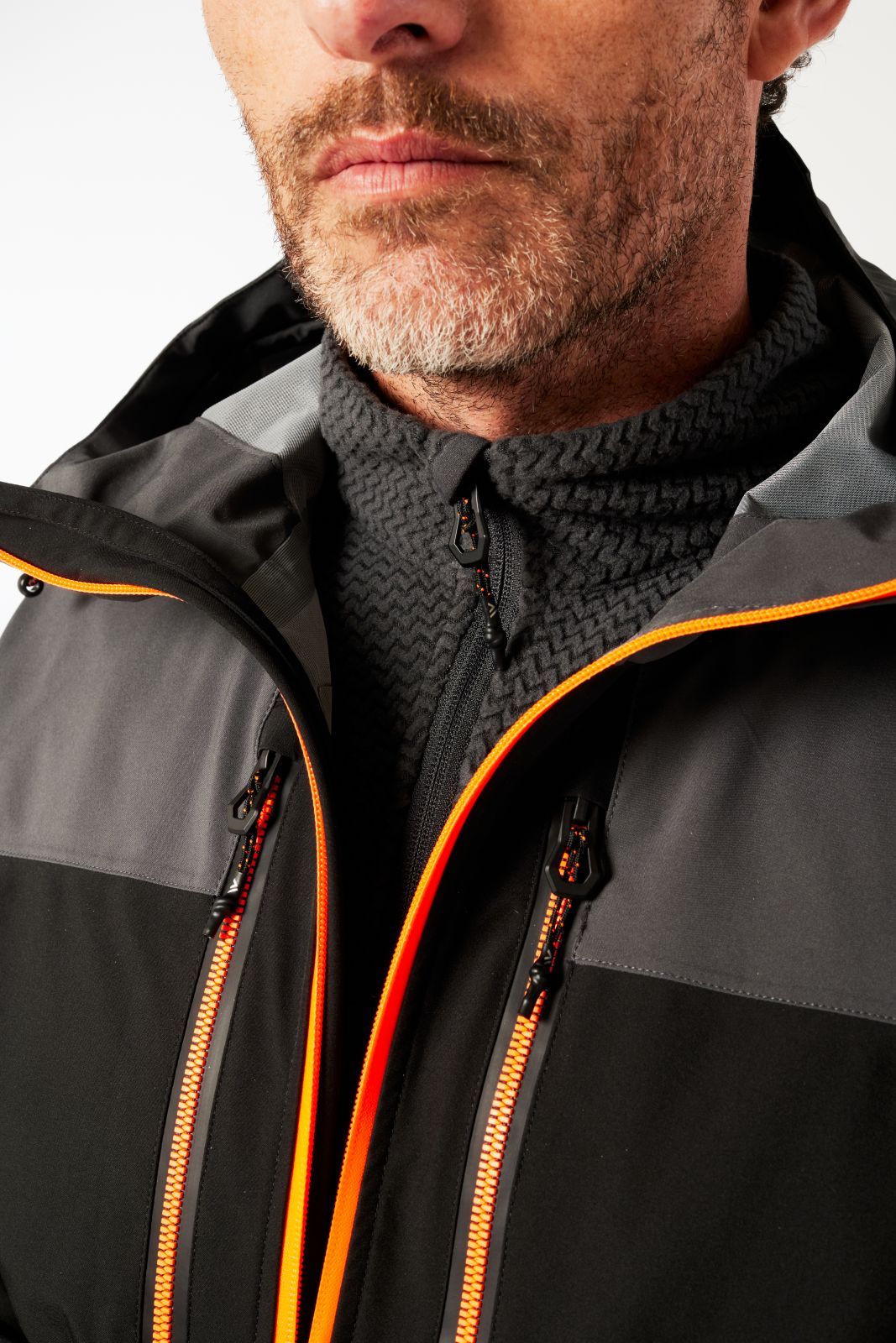 Portwest EV4 Alle weersomstandigheden Regenjas EV460 shell 4x stretch metaalgrijs(MG)