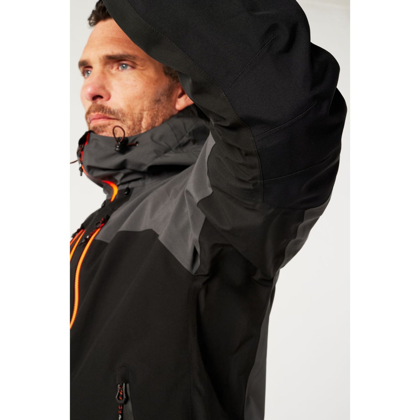 Portwest EV4 Alle weersomstandigheden Regenjas EV460 shell 4x stretch metaalgrijs(MG)