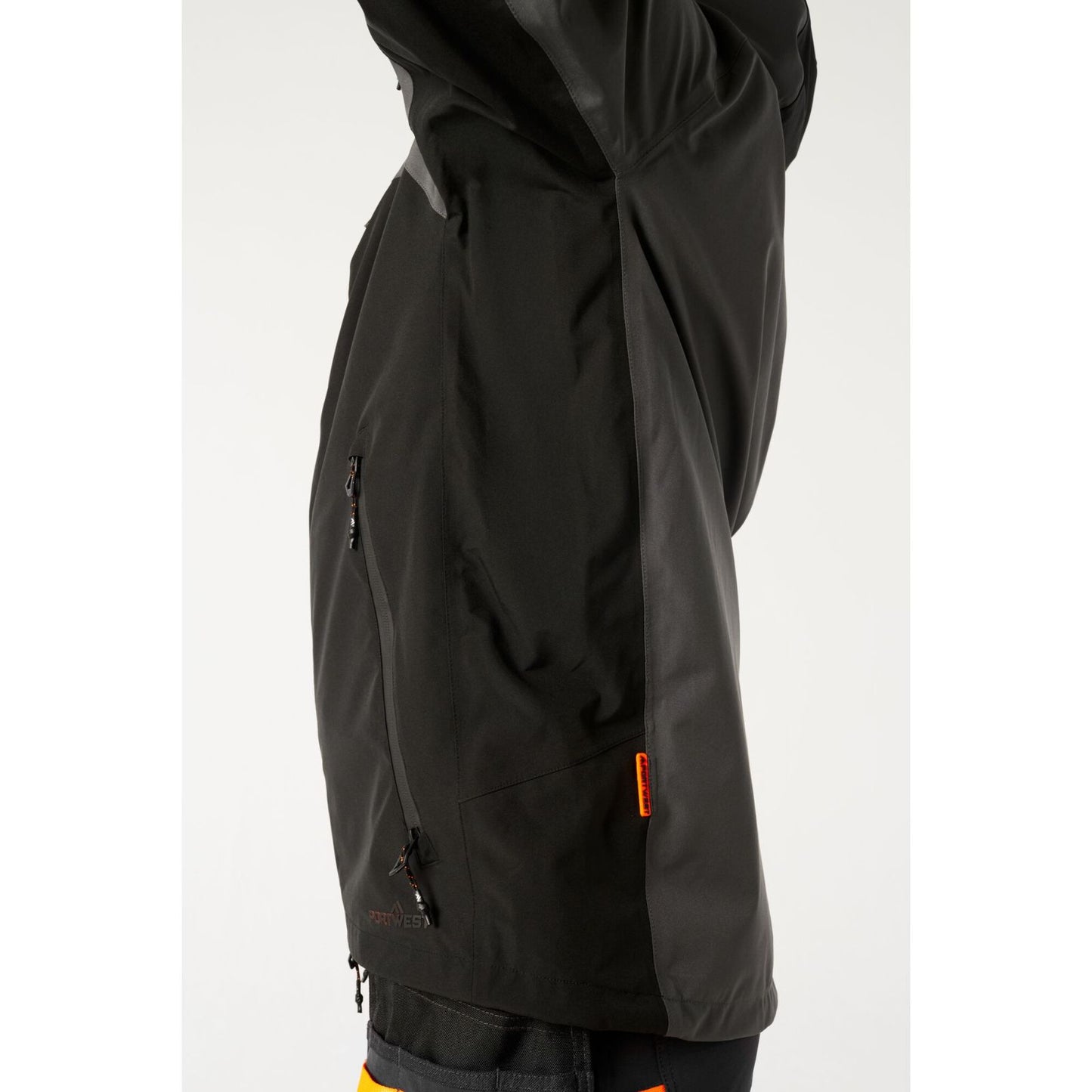 Portwest EV4 Alle weersomstandigheden Regenjas EV460 shell 4x stretch metaalgrijs(MG)