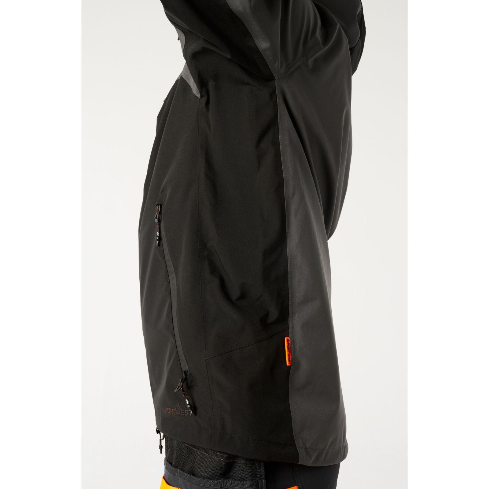 Portwest EV4 Alle weersomstandigheden Regenjas EV460 shell 4x stretch metaalgrijs(MG)