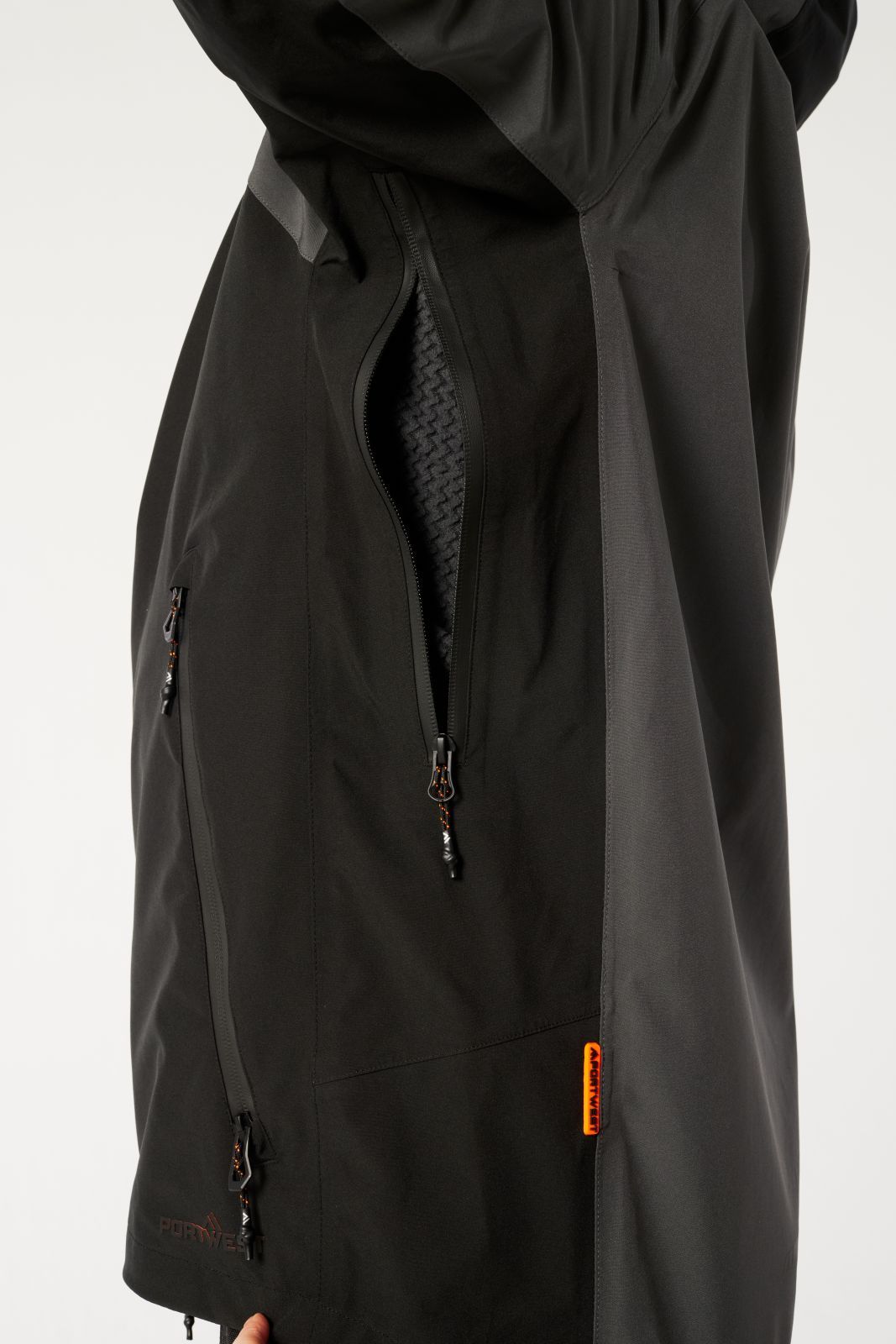 Portwest EV4 Alle weersomstandigheden Regenjas EV460 shell 4x stretch metaalgrijs(MG)