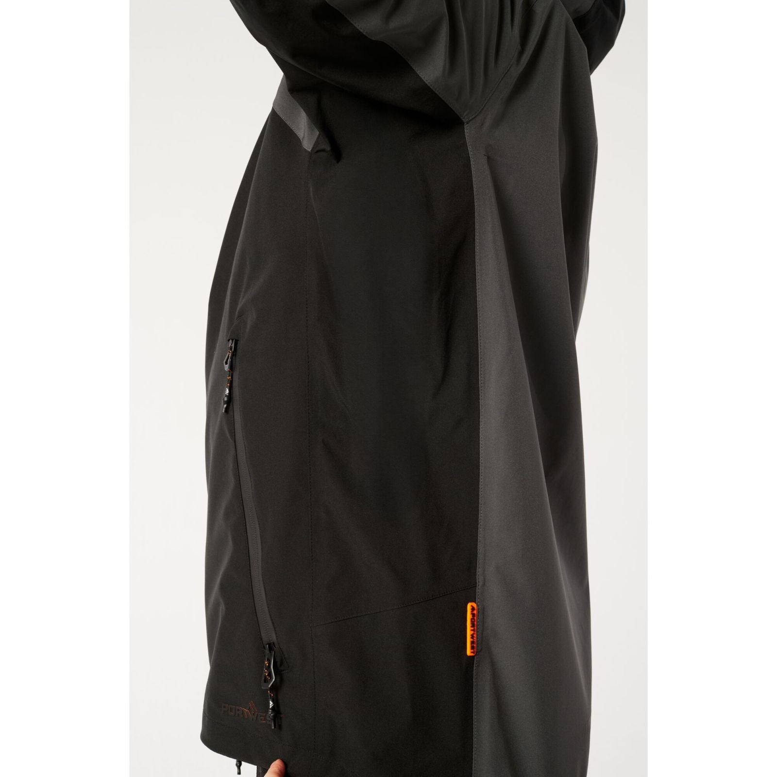 Portwest EV4 Alle weersomstandigheden Regenjas EV460 shell 4x stretch metaalgrijs(MG)