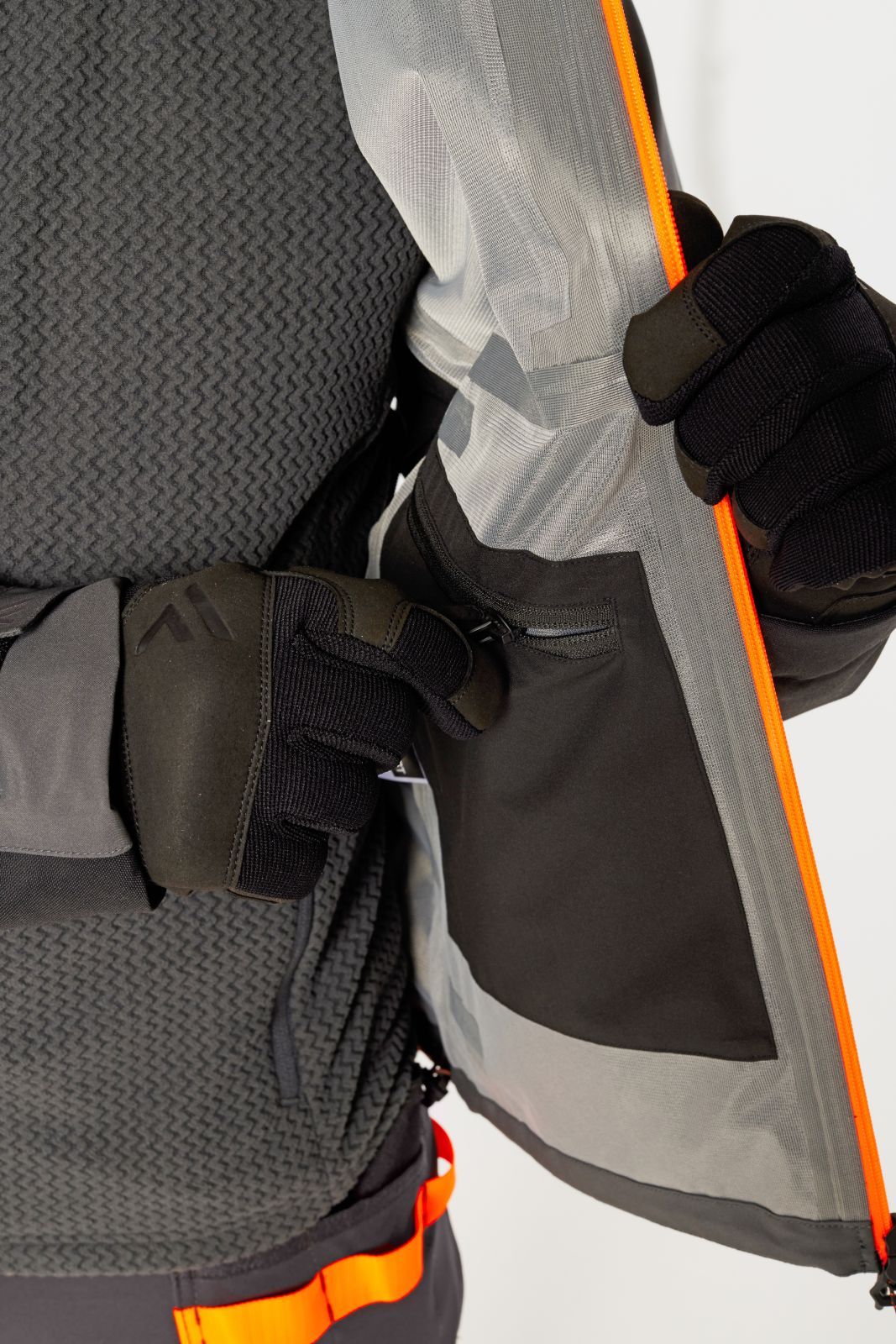 Portwest EV4 Alle weersomstandigheden Regenjas EV460 shell 4x stretch metaalgrijs(MG)