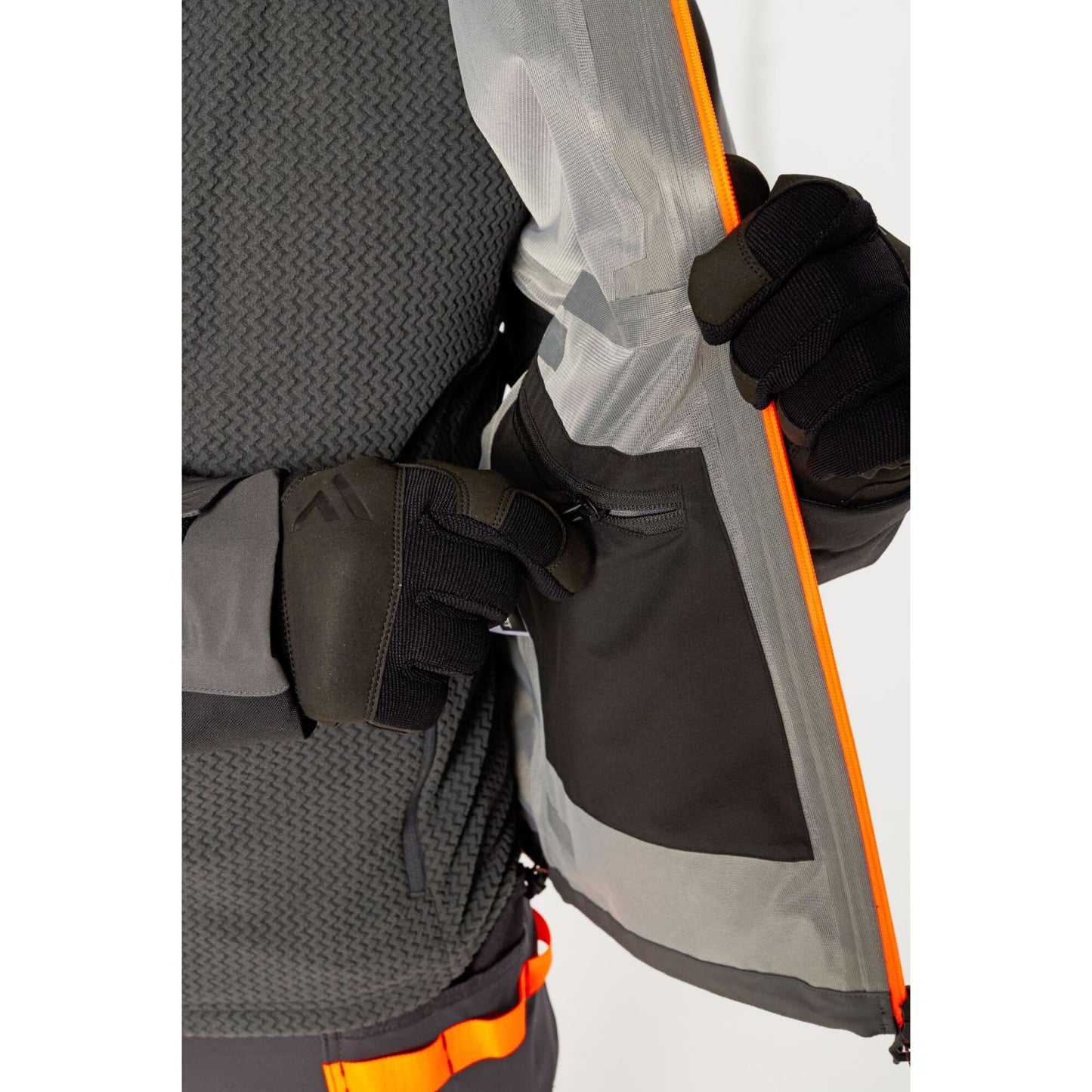 Portwest EV4 Alle weersomstandigheden Regenjas EV460 shell 4x stretch metaalgrijs(MG)