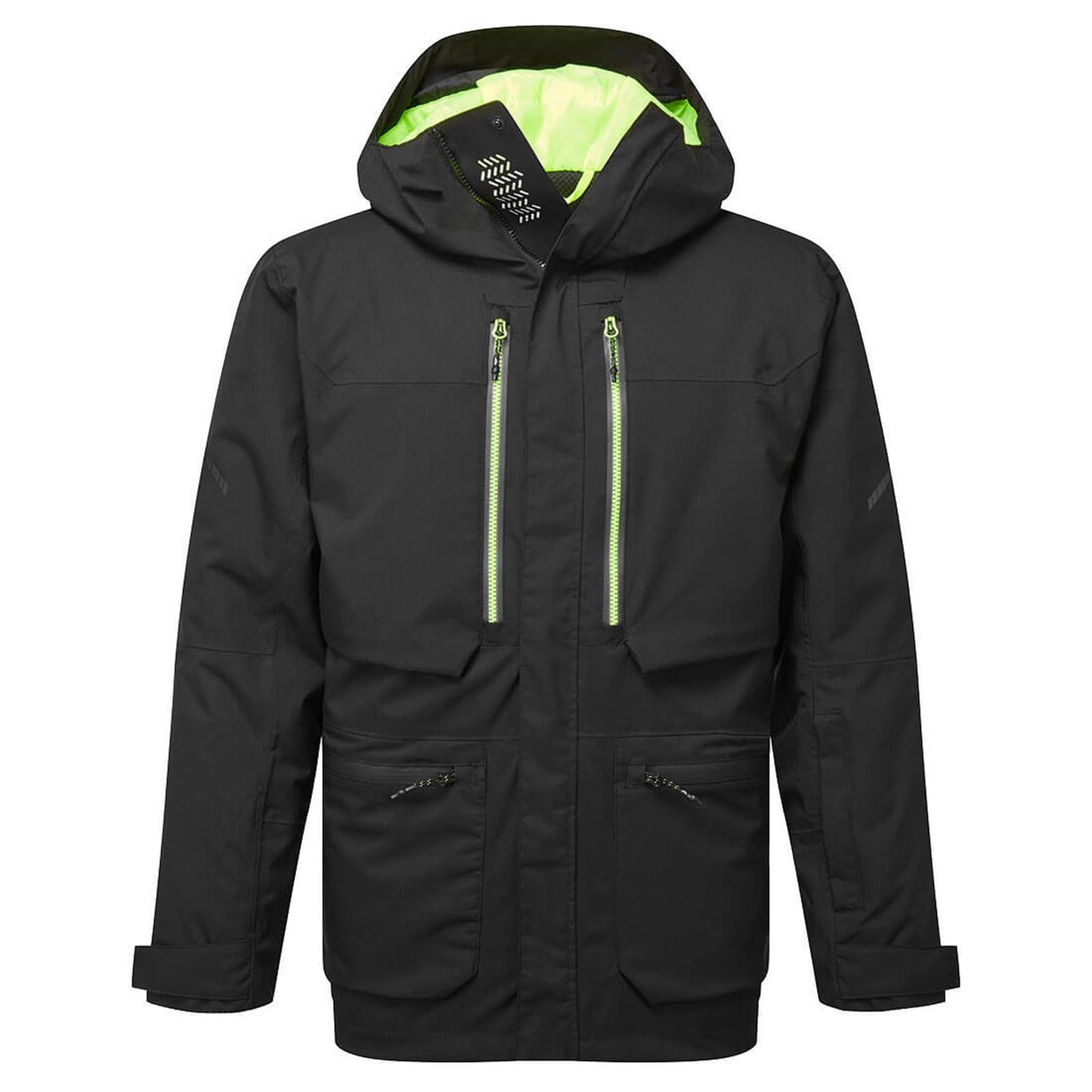 Portwest EV4 Bescherming Tegen Alle Weersomstandigheden Parka EV461 winter waterdicht ademend zwart(BK)