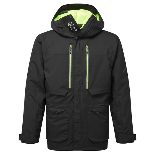 Portwest EV4 Bescherming Tegen Alle Weersomstandigheden Parka EV461 winter waterdicht ademend zwart(BK)