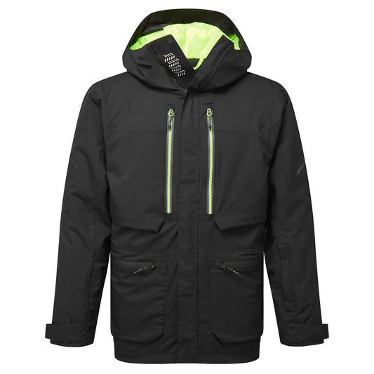Portwest EV4 Alle weersomstandigheden Parka EV461 winter waterdicht ademend zwart(BK)