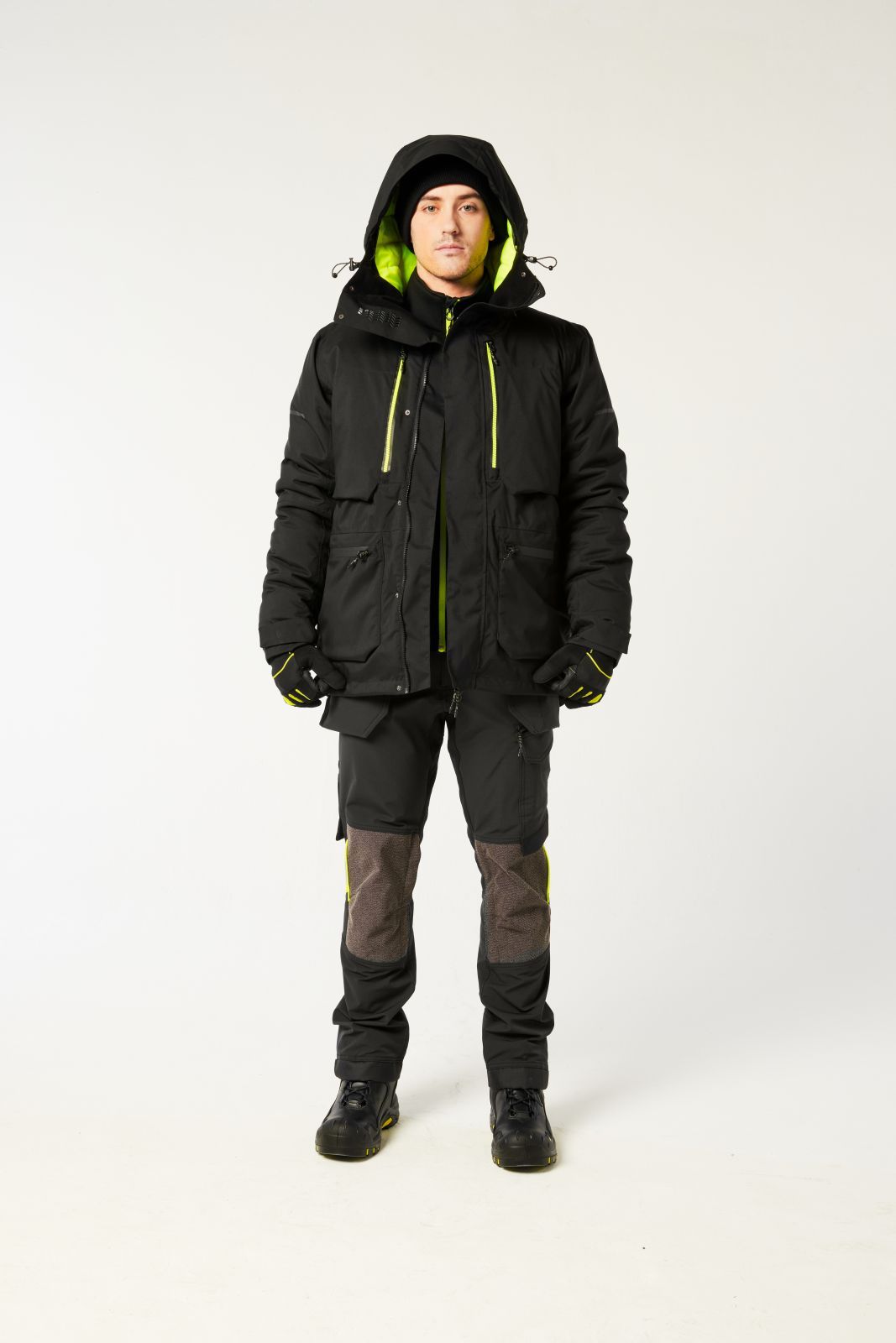 Portwest EV4 Alle weersomstandigheden Parka EV461 winter waterdicht ademend zwart(BK)