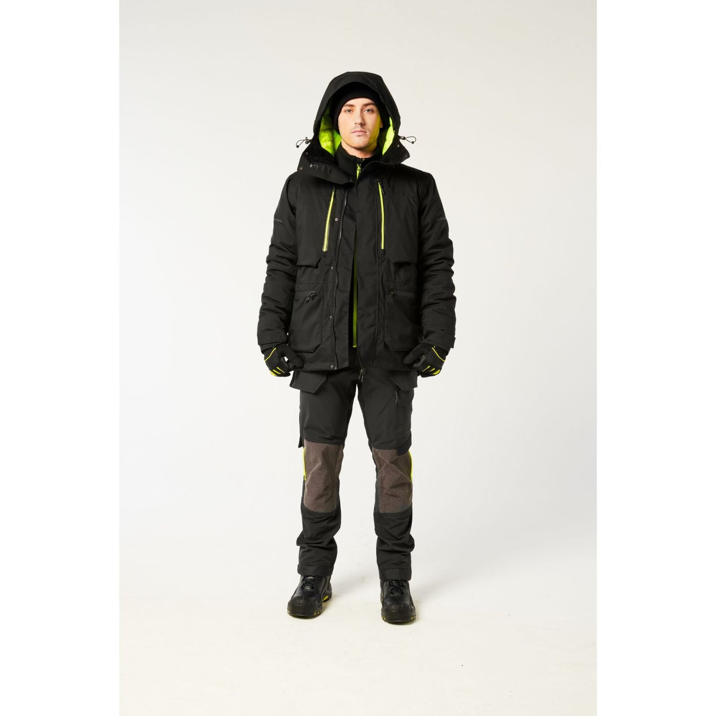 Portwest EV4 Bescherming Tegen Alle Weersomstandigheden Parka EV461 winter waterdicht ademend zwart(BK)