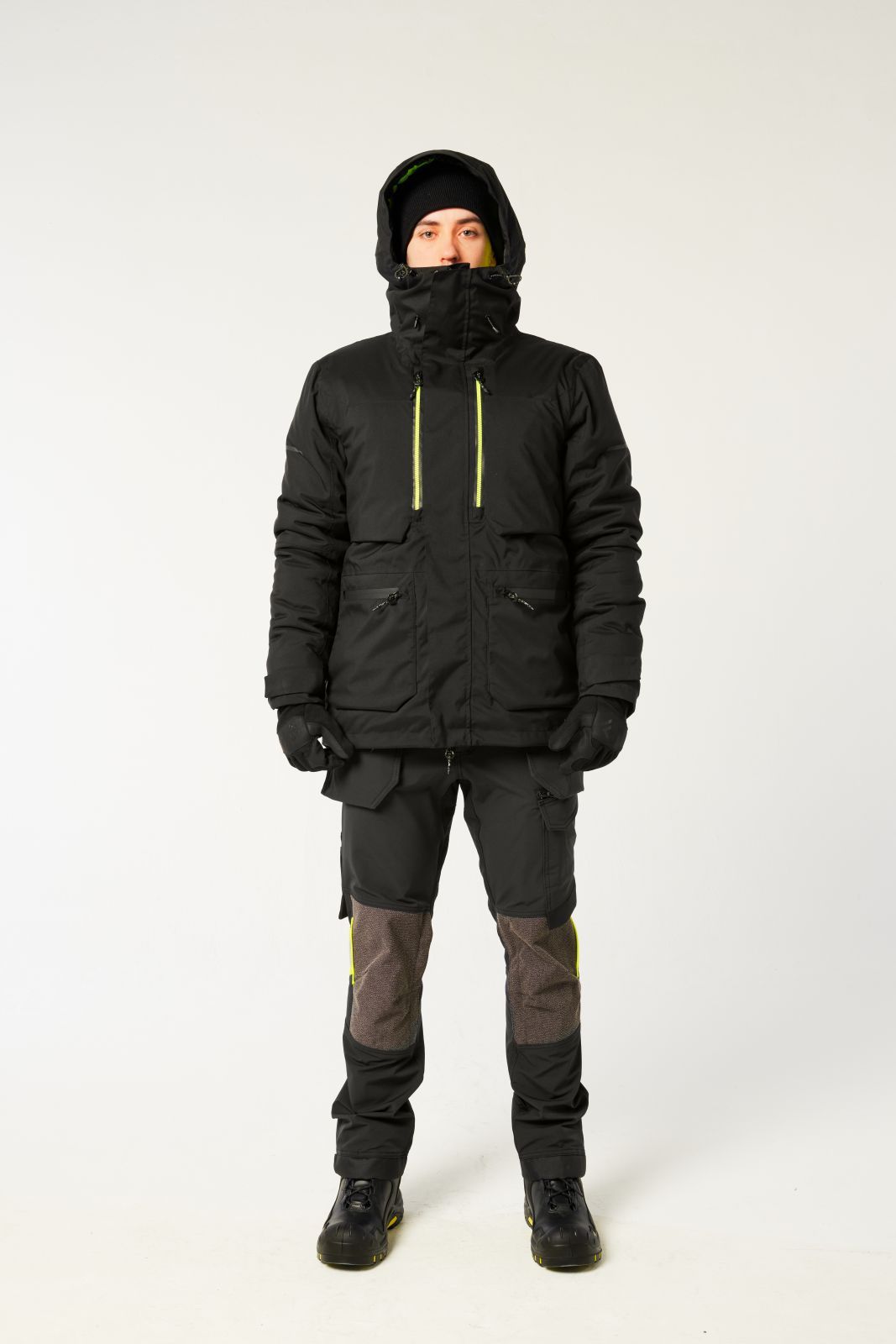 Portwest EV4 Alle weersomstandigheden Parka EV461 winter waterdicht ademend zwart(BK)