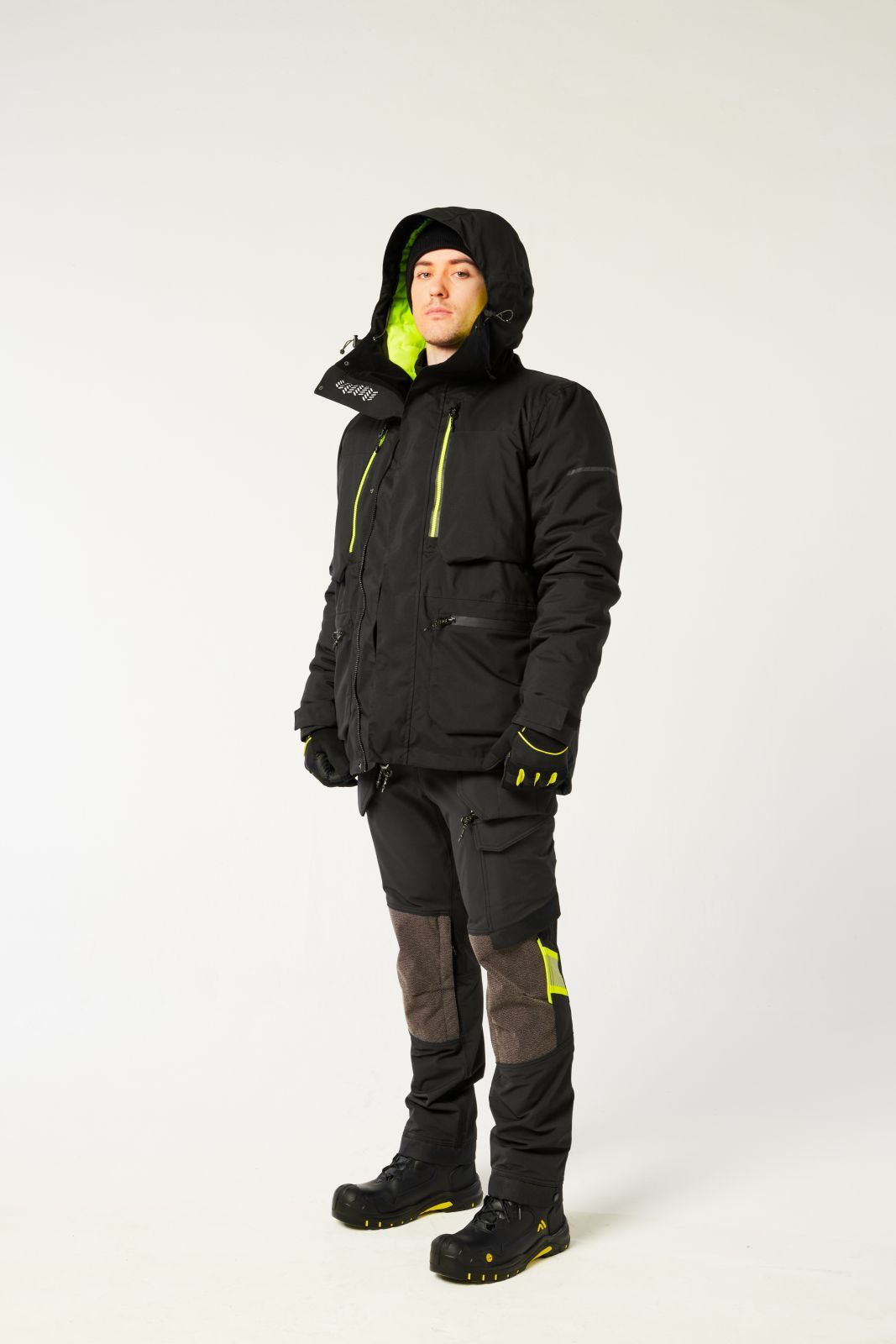 Portwest EV4 Alle weersomstandigheden Parka EV461 winter waterdicht ademend zwart(BK)
