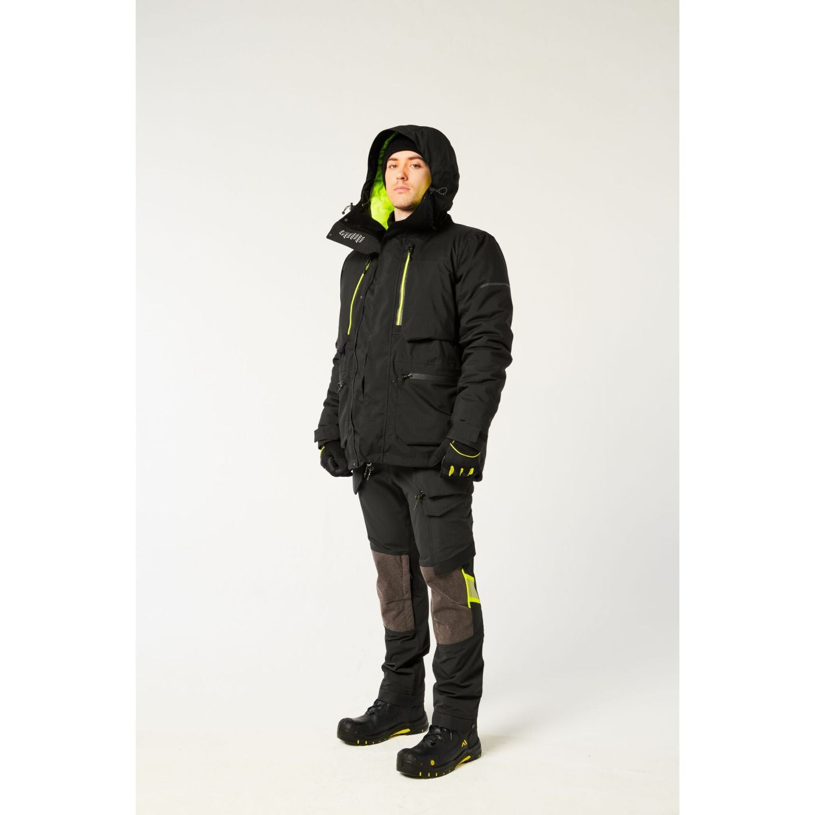 Portwest EV4 Bescherming Tegen Alle Weersomstandigheden Parka EV461 winter waterdicht ademend zwart(BK)