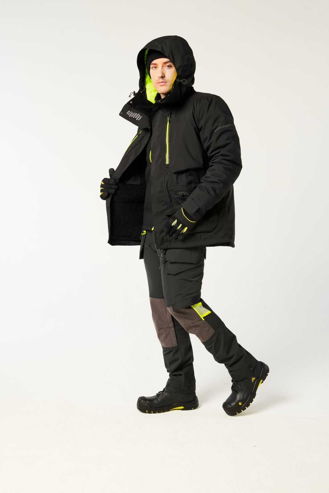 Portwest EV4 Alle weersomstandigheden Parka EV461 winter waterdicht ademend zwart(BK)