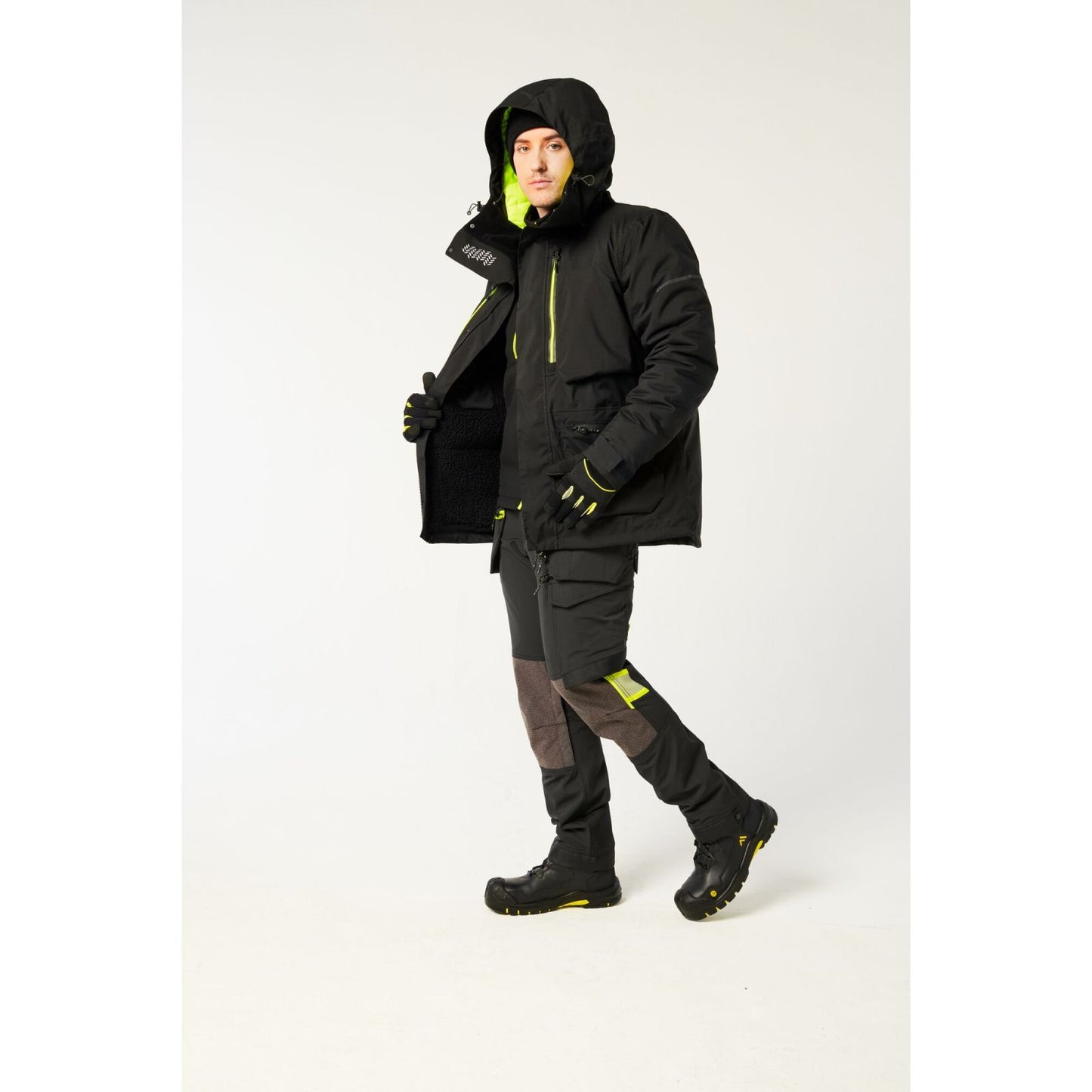 Portwest EV4 Bescherming Tegen Alle Weersomstandigheden Parka EV461 winter waterdicht ademend zwart(BK)