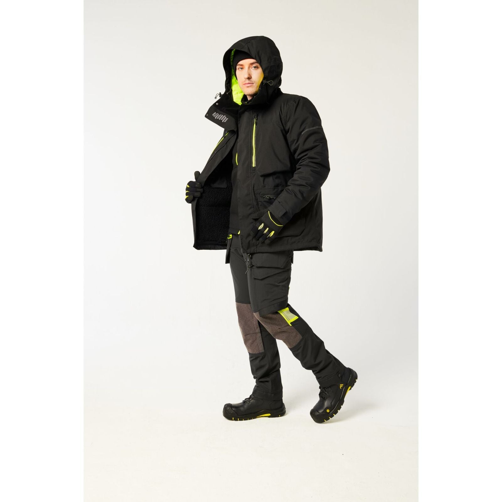 Portwest EV4 Bescherming Tegen Alle Weersomstandigheden Parka EV461 winter waterdicht ademend zwart(BK)