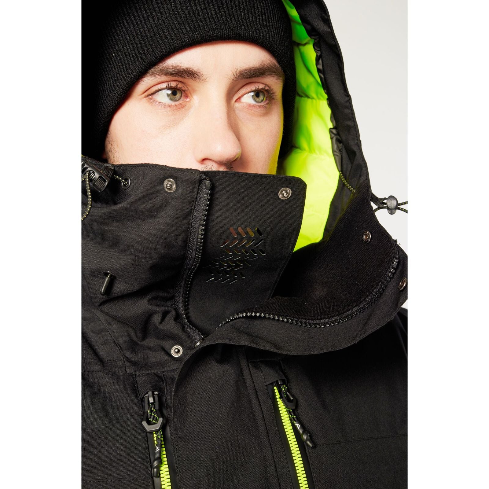 Portwest EV4 Bescherming Tegen Alle Weersomstandigheden Parka EV461 winter waterdicht ademend zwart(BK)