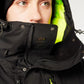Portwest EV4 Alle weersomstandigheden Parka EV461 winter waterdicht ademend zwart(BK)