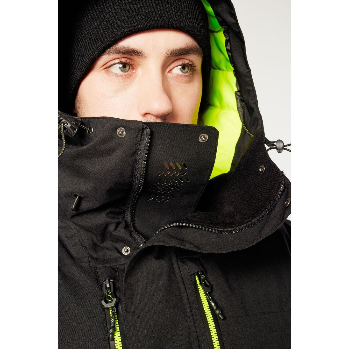 Portwest EV4 Alle weersomstandigheden Parka EV461 winter waterdicht ademend zwart(BK)