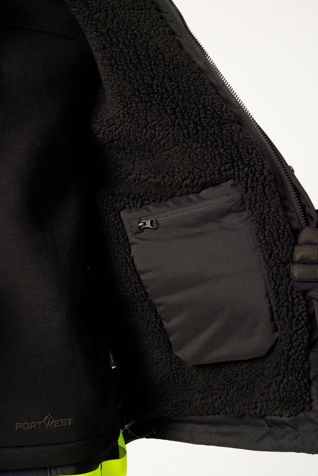 Portwest EV4 Alle weersomstandigheden Parka EV461 winter waterdicht ademend zwart(BK)