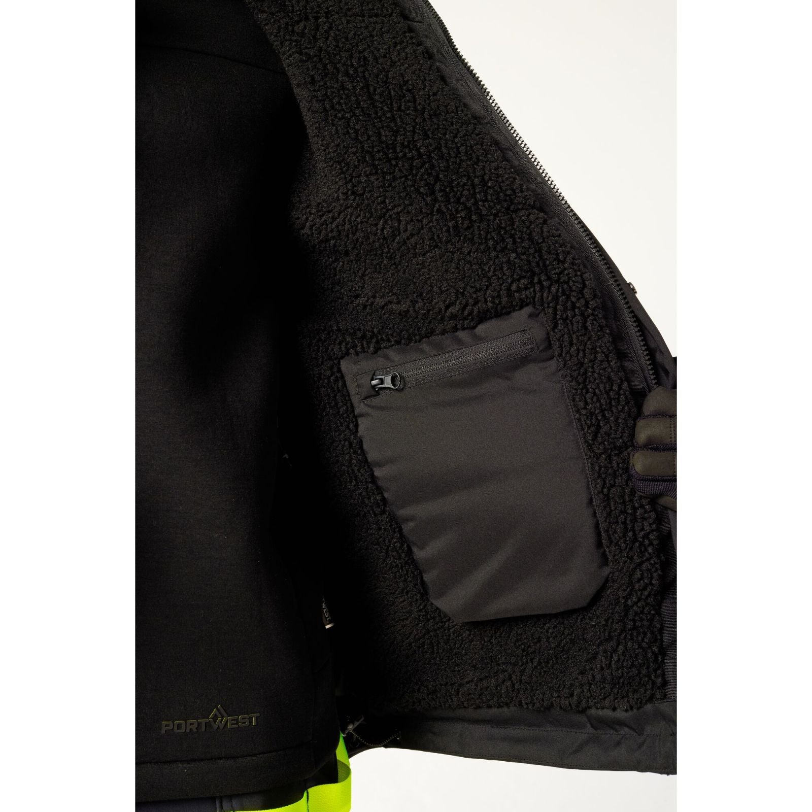 Portwest EV4 Alle weersomstandigheden Parka EV461 winter waterdicht ademend zwart(BK)